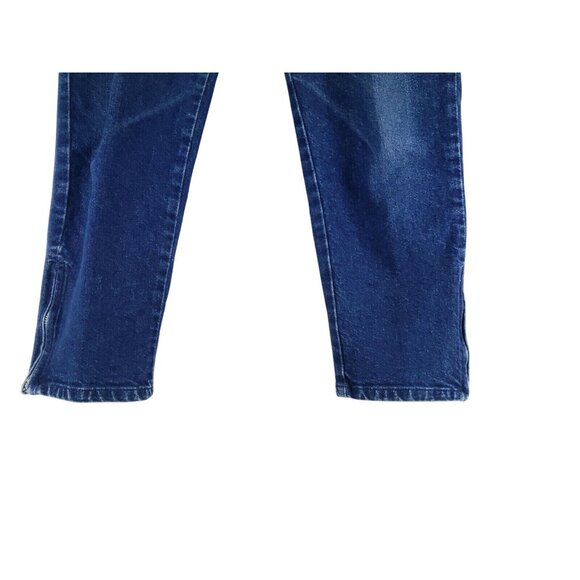 Polo Ralph Lauren Ankle Zip Capri Jeans Womens Size 10 Dark Wash Stretch - Picture 5 of 9